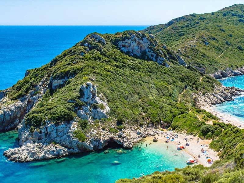 Greece yacht vacations in Corfu island 