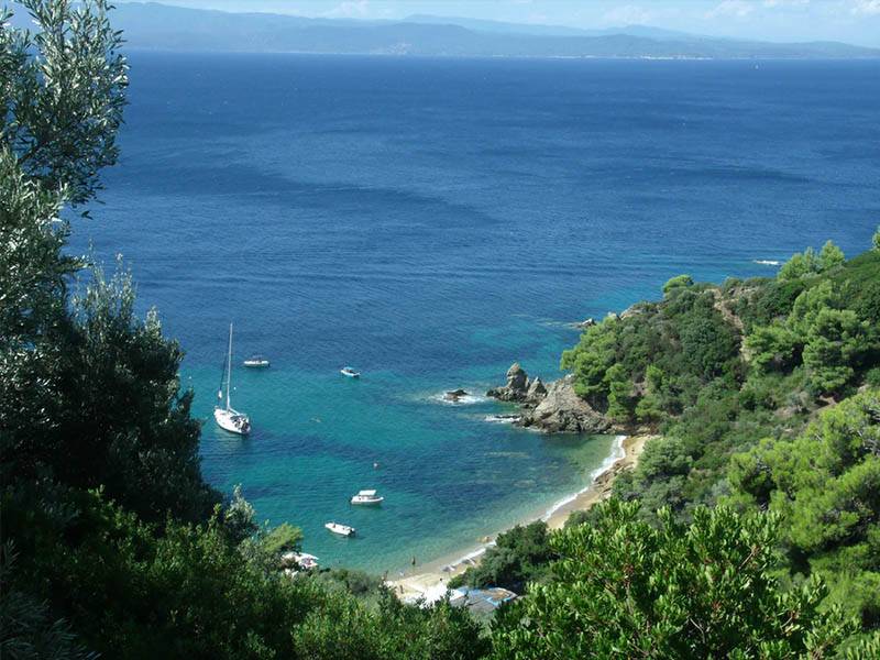 Skiathos island in Greece - Luxury yacht vacations