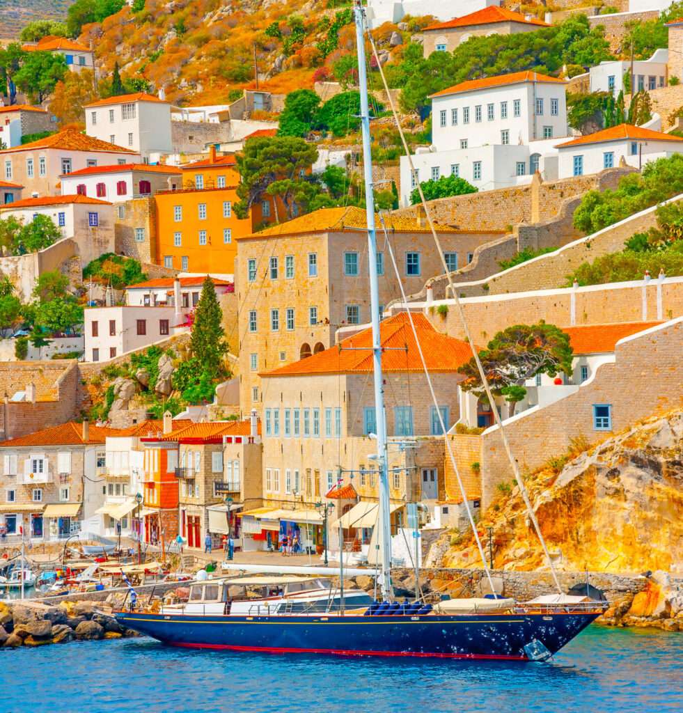 Beautiful Big Sailing Yacht In The Port Of Hydra I 2025 10 13 09 01 32 Utc